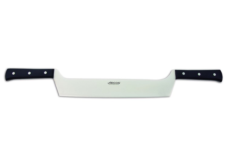 Couteau &agrave; fromage professionnel Arcos 2 manches lame 29cm acier NITRUM&reg;