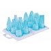 Assortiment de 12 douilles pour pâtisserie/cuisine polycarbonate bleu