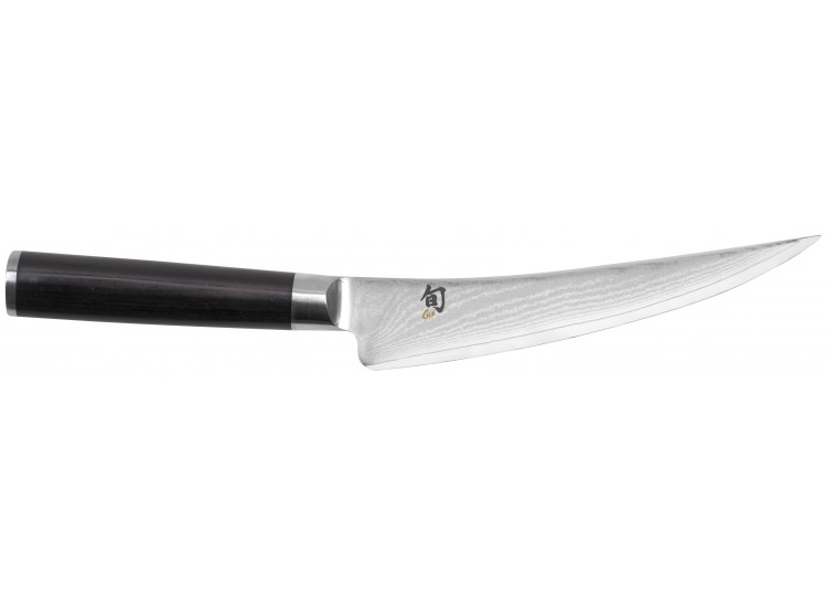 Couteau &agrave; d&eacute;sosser Kai Shun Classic Gokujo damas lame courb&eacute;e 15cm