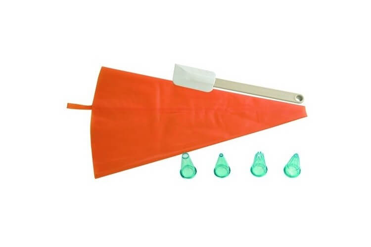 Kit de pâtisserie 1 poche 40cm + 1 maryse + 4 douilles