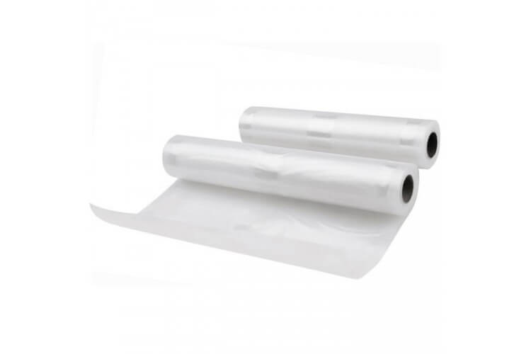 Set 2 bobines pour machine à emballer sous vide