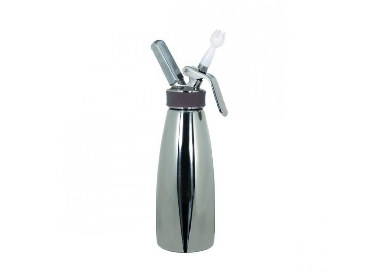 Siphon &agrave; cr&egrave;me professionnel tout inox - 1L