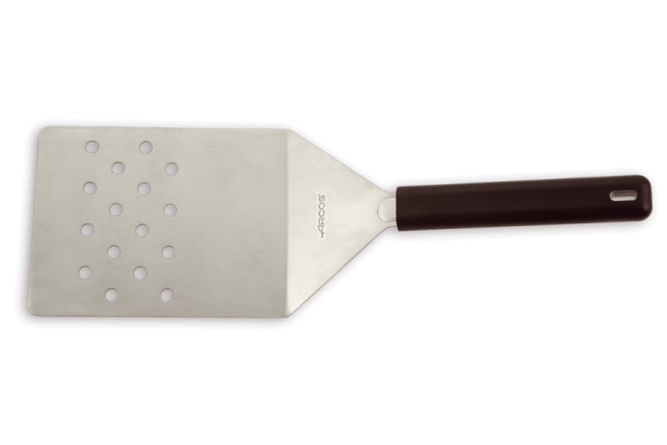 Pelle de service coudée perforée Arcos acier inoxydable 17.5cm