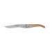 Couteau Laguiole C. Dozorme Lame inox manche olivier 11cm à cran intérieur
