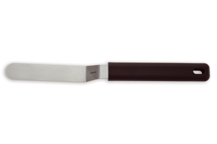 Spatule coudée ergonomique Arcos acier inoxydable 9x2cm