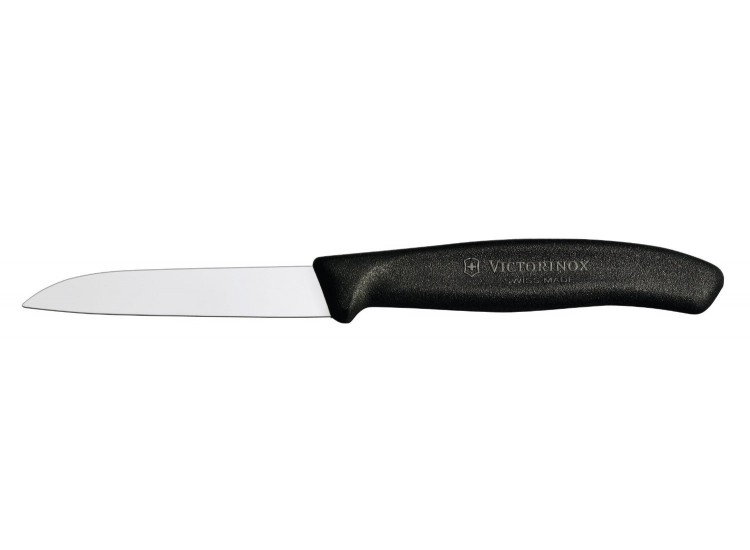 Couteau d'office Victorinox SwissClassic noir lame rabattue 8cm