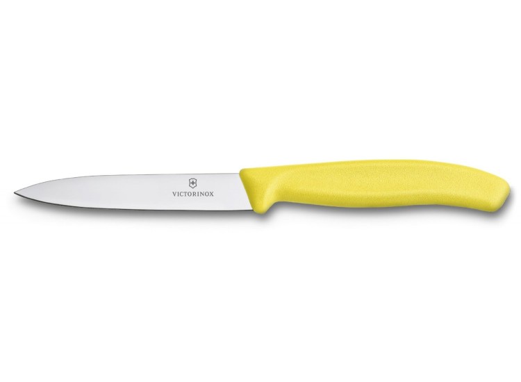 Couteau d'office Victorinox SwissClassic jaune lame droite 10cm