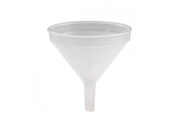 Entonnoir polym&egrave;re blanc diam&egrave;tre 10cm