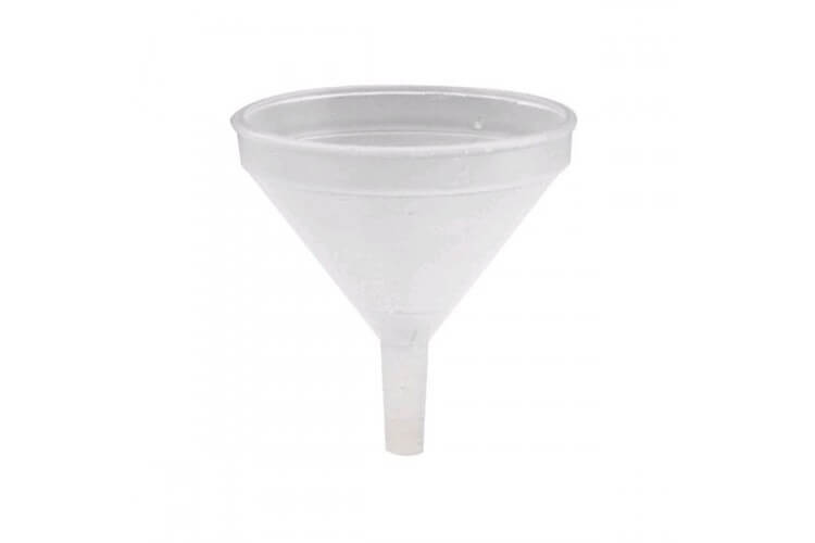 Entonnoir polymère blanc diamètre 10cm