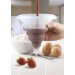Entonnoir pliable transparent SILIKOMART + bouchon
