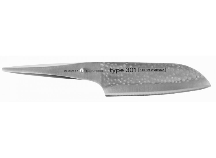 Couteau santoku Chroma Type 301 Design by F.A. Porsche martel&eacute; 18cm 