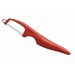 Eplucheur céramique vertical Kyocera rouge double lame