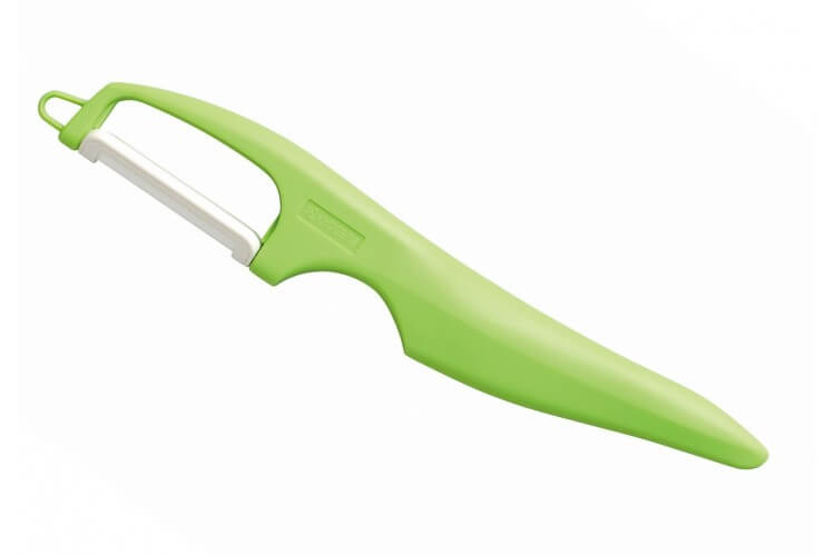 Eplucheur céramique vertical Kyocera vert double lame