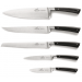 Bloc Lion Sabatier Edonist en hêtre 5 couteaux forgés acier inox