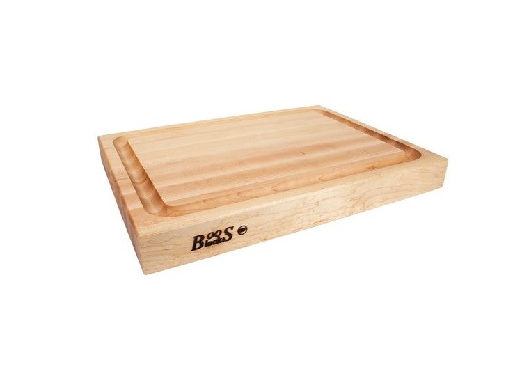 Planche &agrave; d&eacute;couper &eacute;paisse Boos Blocks ProChef bois d'&eacute;rable avec rigole 51x38x6cm