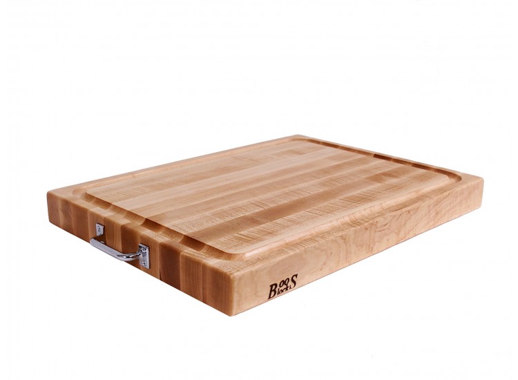 Planche &agrave; d&eacute;couper Boos Blocks Pro Chef bois d'&eacute;rable avec rigole 61x46x6cm