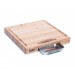 Planche à découper Boos Blocks Prep Masters bois d'érable + plateau acier 46x46x6cm