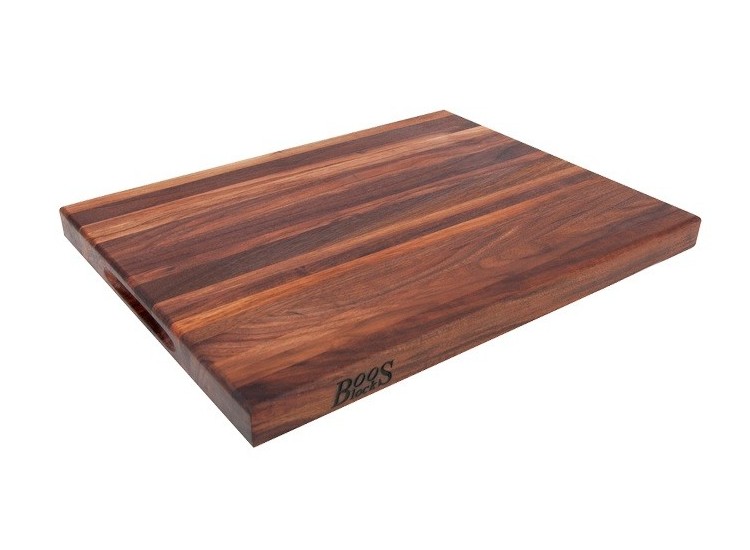 Planche &agrave; d&eacute;couper Boos Blocks Gourmet en noyer noir 51x38x4cm