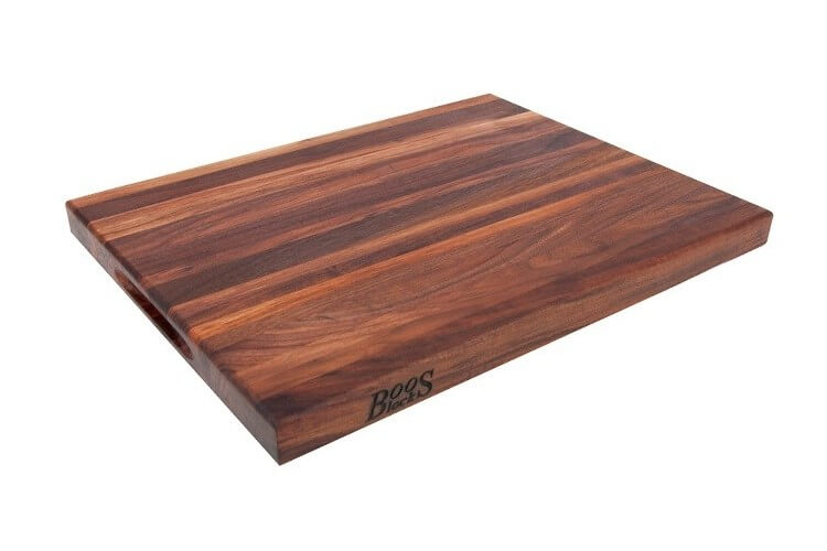 Planche à découper Boos Blocks Gourmet en noyer noir 51x38x4cm