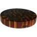 Planche à découper ronde Boos Blocks Gourmet en noyer noir Ø46x7.5cm