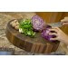 Planche à découper ronde Boos Blocks Gourmet en noyer noir Ø46x7.5cm
