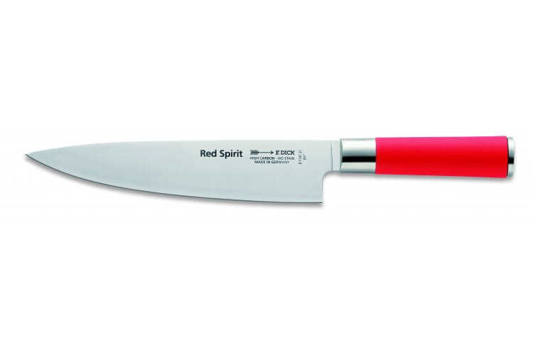 Couteau de chef DICK Red Spirit acier inoxydable 21cm manche rouge