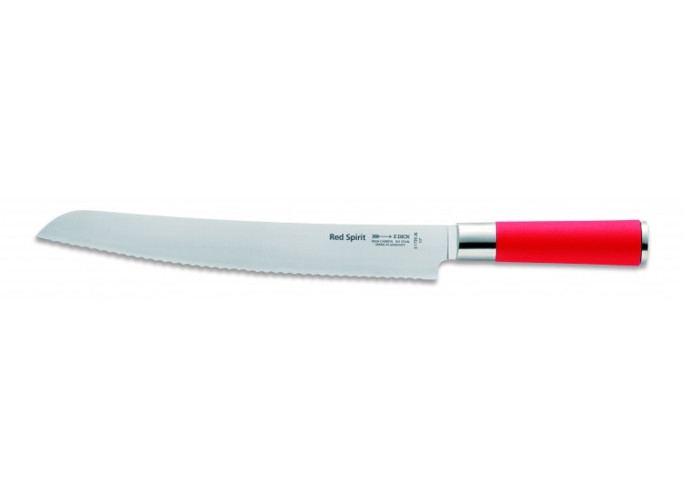 Couteau &agrave; pain DICK Red Spirit acier inoxydable 26cm manche rouge