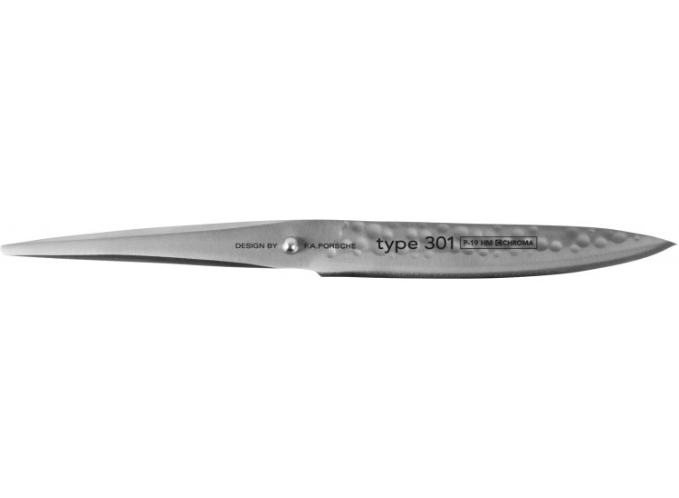 Couteau d'office Chroma Type 301 Design by F.A. Porsche martel&eacute; 12cm