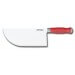 Feuille de boucher Bargoin rouge acier inox dos droit 26cm 0.7 Kg 