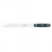 Couteau à surgelés "Au Nain" lame 23cm inox double denture, manche noir.