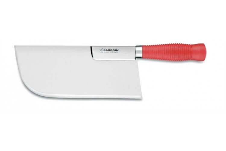 Feuille de boucher renforcée Bargoin rouge dos droit 28cm 0.91 Kg 