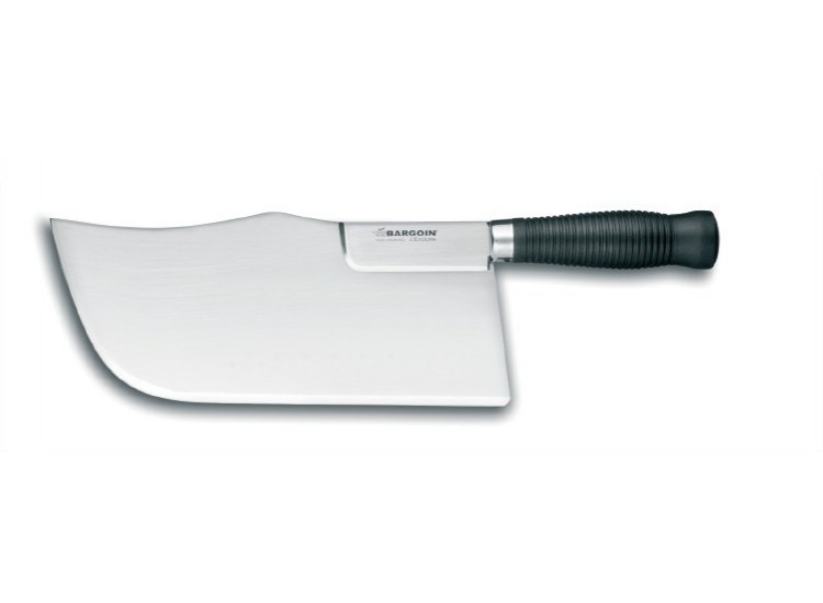 Feuille de boucher renforc&eacute;e Bargoin noir dos cintr&eacute; 24cm 0.75 Kg 