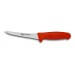 Couteau à désosser Bargoin lame courbée 15cm manche rouge