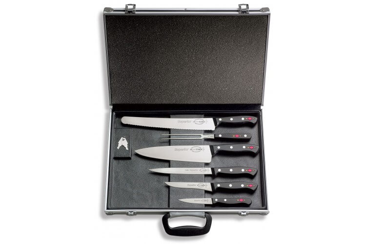 Mallette de chef magnétique DICK SUPERIOR 5 couteaux + 1 fourchette