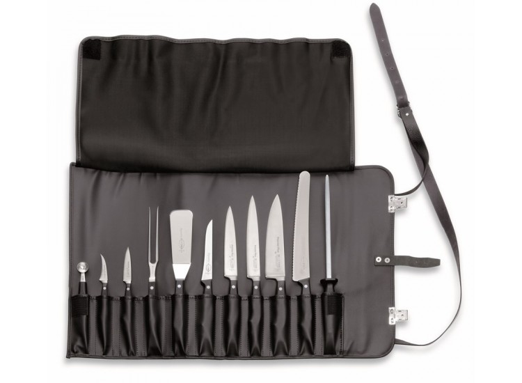 Trousse de chef simili-cuir DICK 11 pi&egrave;ces haut de gamme