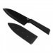Couteau Santoku Kuhn Rikon Colori lame 15cm anti-adhésive noire + étui
