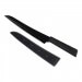 Couteau à pain Kuhn Rikon Colori lame 20cm anti-adhésive noire + étui