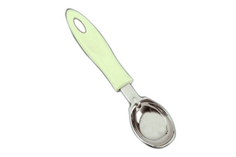 Cuillère à glace inox et polymère blanc Metaltex 