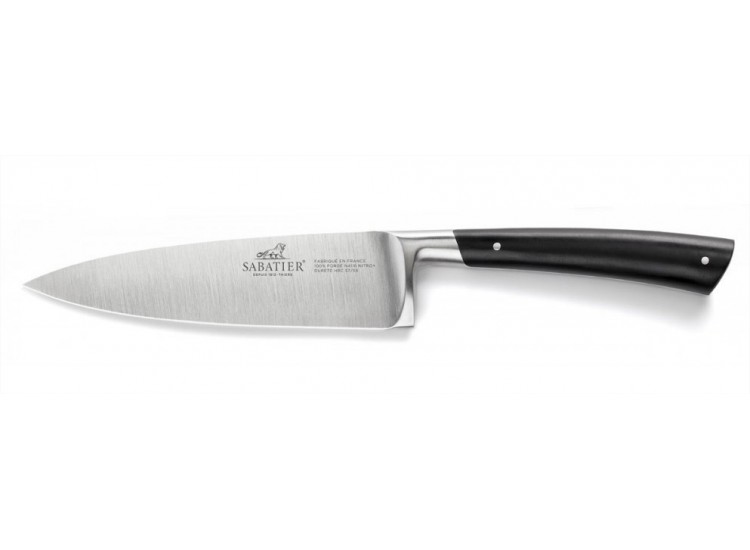 Couteau de chef Sabatier Edonist forg&eacute; 15cm fabrication fran&ccedil;aise