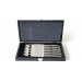 Coffret Laguiole Pradel 6 couteaux forgés élégants et micro-dentés