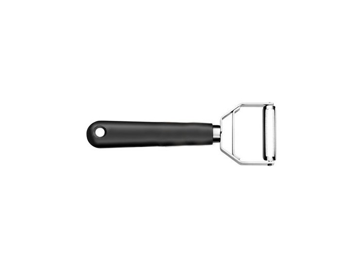Eplucheur &eacute;trier DEGLON 5cm inox manche PP surmoul&eacute;