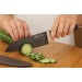 Couteau Santoku Kuhn Rikon Noir forgé lame 15cm anti-adhésive + étui