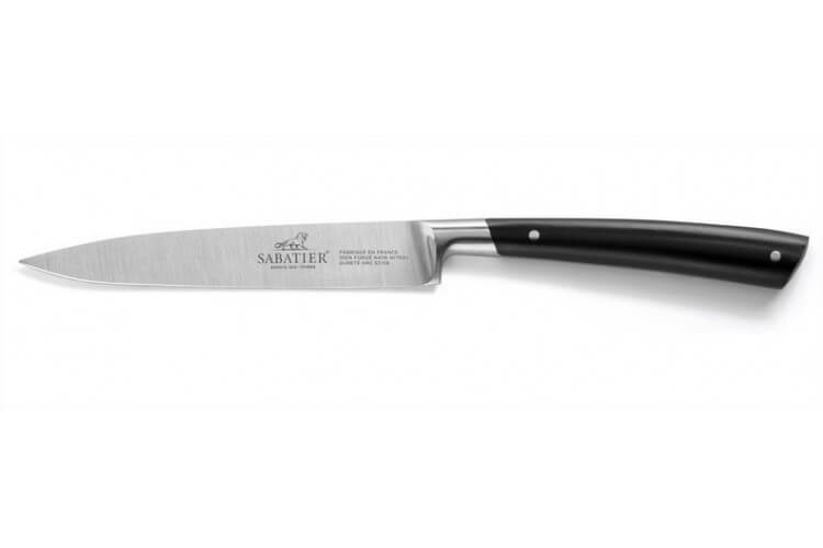 Couteau d'office long Sabatier Edonist forgé 13cm fabrication française