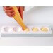 Moule pâtissier silicone blanc 5 sphères 3D diamètre 48mm