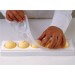 Moule pâtissier silicone blanc 5 sphères 3D diamètre 48mm