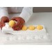 Moule pâtissier silicone blanc 5 sphères 3D diamètre 48mm