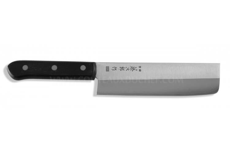 Couteau nakiri japonais Tojiro DP plein manche lame 16.5cm