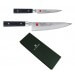 Coffret 2 couteaux japonais Kasumi Masterpiece haut de gamme Chef + Office