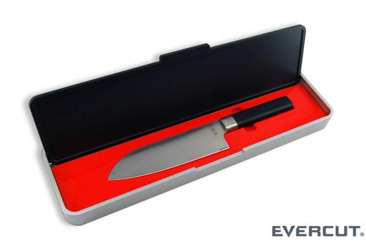 Couteau Evercut Santuko sans affûtage lame 17 cm