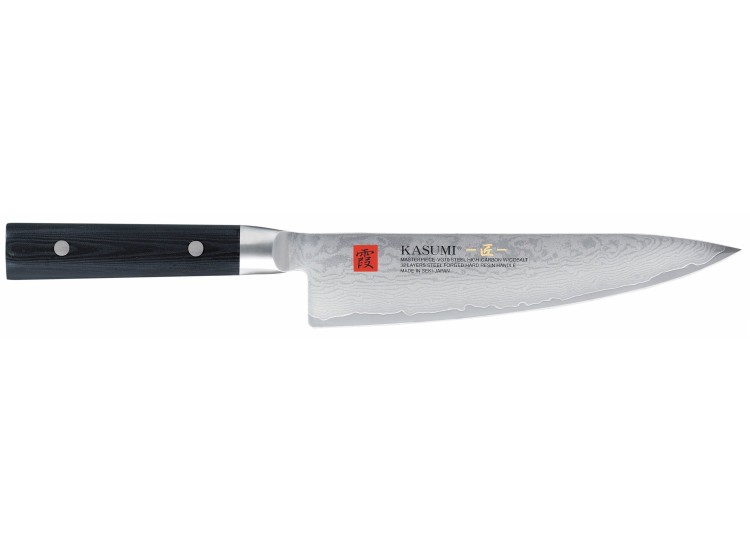 Couteau de chef japonais Kasumi Masterpiece damas haut de gamme 20cm